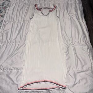 Marine Layer XS Sundress Beach Tunic Embroidered Aztec Chessie Dress Coverup